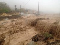 سیلاب راه ارتباطی ۴۱ روستای قصرقند را بست